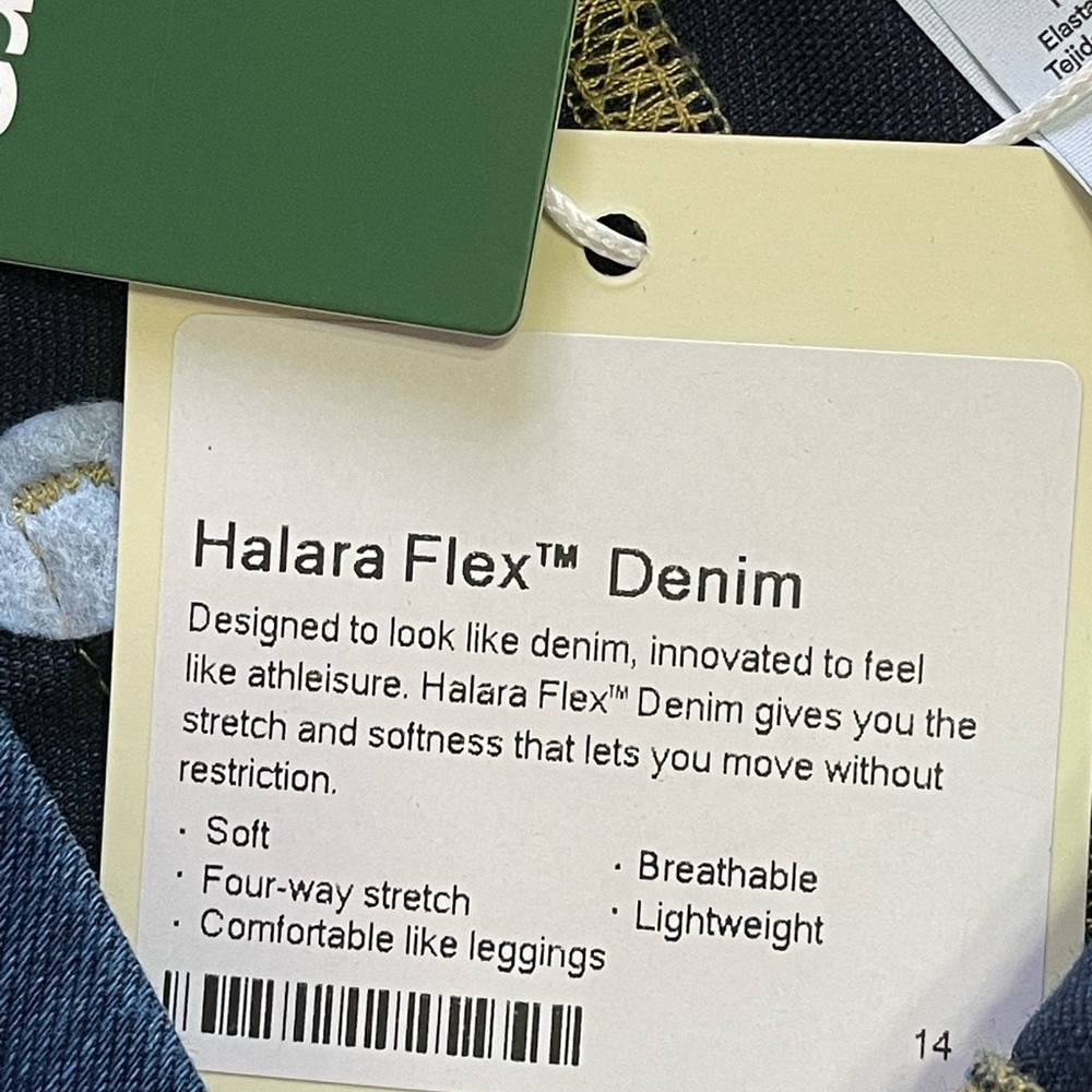HALARA Flex High Waisted Pockets Baggy Wide Leg Jeans NWT Sz LP - Picture 7 of 11